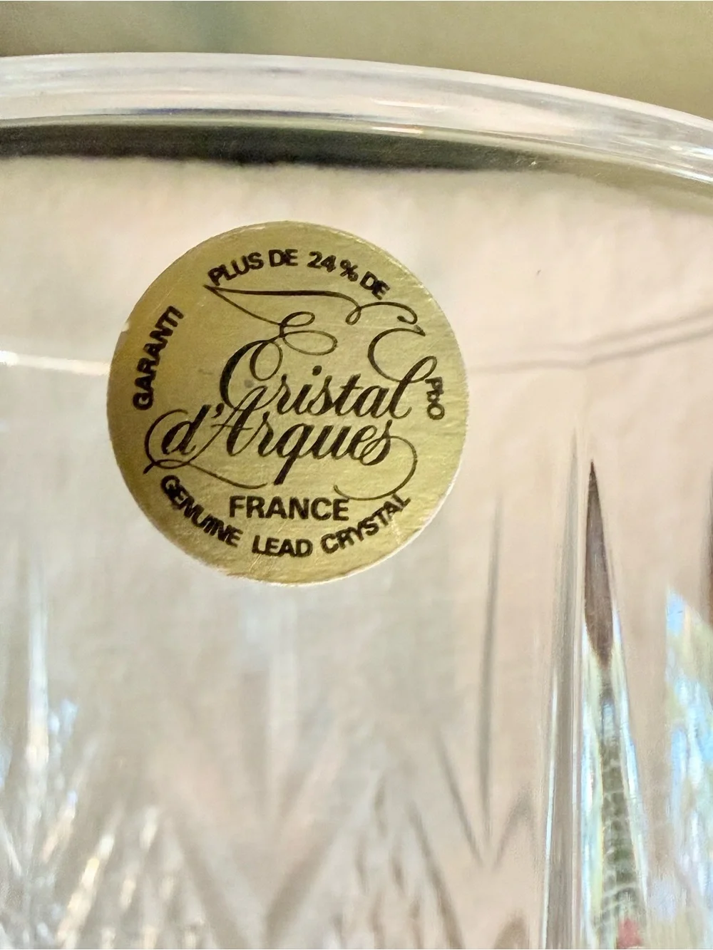 Vintage Cristal d'Arques Salzburg 